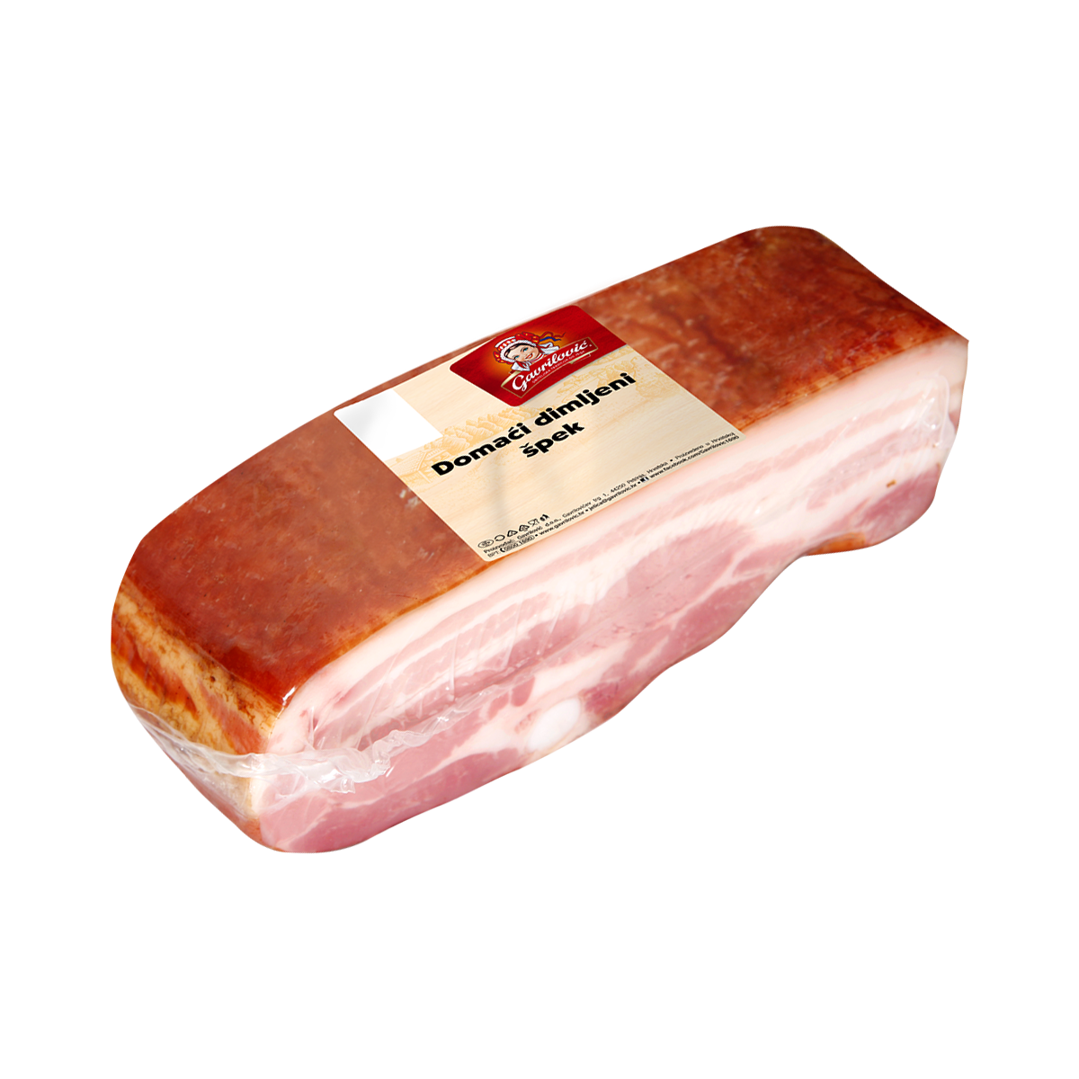 Domaći dimljeni špek ¼