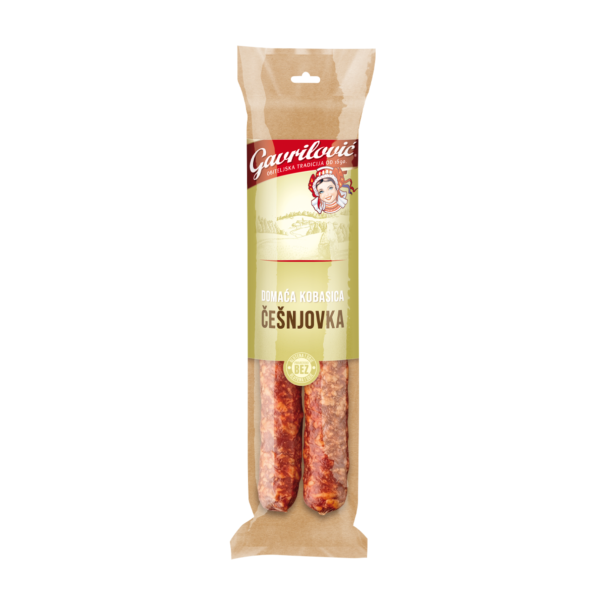 Češnjovka domaća kobasica 300g